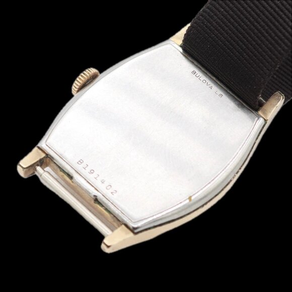 Vintage 1956 Bulova Faceted Crystal Men\'s Mechanical Wristwatch 11 AC Swiss main image 4